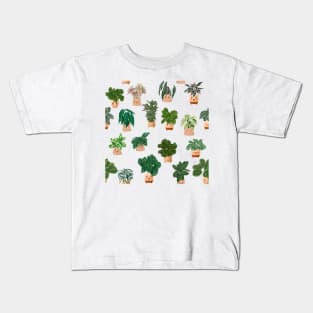 Happy plants Club Pattern Kids T-Shirt